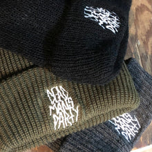 Load image into Gallery viewer, Dead Head Embroidered Cuff Beanie
