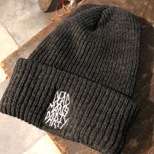 Load image into Gallery viewer, Dead Head Embroidered Cuff Beanie
