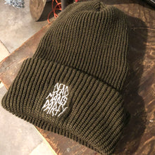 Load image into Gallery viewer, Dead Head Embroidered Cuff Beanie
