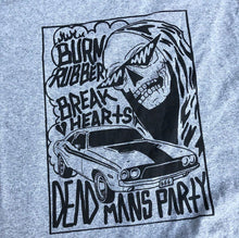 Load image into Gallery viewer, Dead Mans Party Burn Rubber Break Hearts Team Tee
